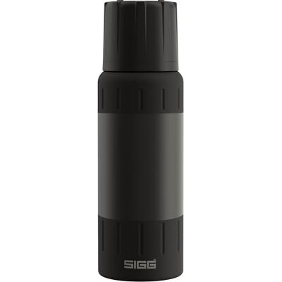 Sigg Alpine Star Black thermosfles met beker, 15 uur warm, 56 uur koud, compact, robuust, lekvrij, BPA-vrij, voor buiten, kamperen, wandelen, zwart, 0,5 l Sigg Alpine Star Black thermosfles met beker, 15 uur warm, 56 uur koud, compact, robuust, lekvrij, BPA-vrij, voor buiten, kamperen, wandelen, zwart, 0,5 l