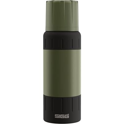 Sigg Alpine Star Roasted Green Thermosfles met beker, 15 uur warm, 56 uur koud, compact, robuust, lekvrij, BPA-vrij, voor buiten, kamperen, wandelen, groen, 0,5 l Sigg Alpine Star Roasted Green Thermosfles met beker, 15 uur warm, 56 uur koud, compact, robuust, lekvrij, BPA-vrij, voor buiten, kamperen, wandelen, groen, 0,5 l