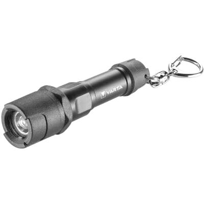 Varta Zaklamp, onverwoestbaar, 1 AAA-batterij meegeleverd IPX4, rubberen kop, krachtige led, incl. Sleutelhanger, zilver/zwart, 1 x AAA-batterij, voor dagelijks gebruik Varta Zaklamp, onverwoestbaar, 1 AAA-batterij meegeleverd IPX4, rubberen kop, krachtige led, incl. Sleutelhanger, zilver/zwart, 1 x AAA-batterij, voor dagelijks gebruik