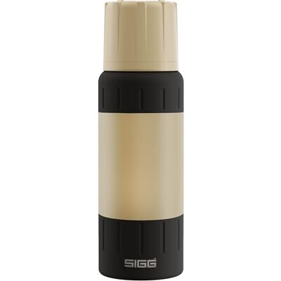 Sigg Alpine Star Caramel zand-thermosfles met beker, 15 uur warm, 56 uur koud, compact, robuust, lekvrij, BPA-vrij, voor buiten, kamperen, wandelen, beige, 0,5 l Sigg Alpine Star Caramel zand-thermosfles met beker, 15 uur warm, 56 uur koud, compact, robuust, lekvrij, BPA-vrij, voor buiten, kamperen, wandelen, beige, 0,5 l