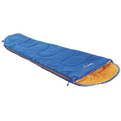 High Peak Boogie Sleepingbag uniseks jeugd, blauw/oranje, 170 x 70/45 cm High Peak Boogie Sleepingbag uniseks jeugd, blauw/oranje, 170 x 70/45 cm