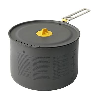 Sea to Summit Frontier Ultralichte campingpan 3L 3 personen Anti-aanbakpan + zeefdeksel Compact design Camping kookgerei van hard geanodiseerd aluminium Sea to Summit Frontier Ultralichte campingpan 3L 3 personen Anti-aanbakpan + zeefdeksel Compact design Camping kookgerei van hard geanodiseerd aluminium