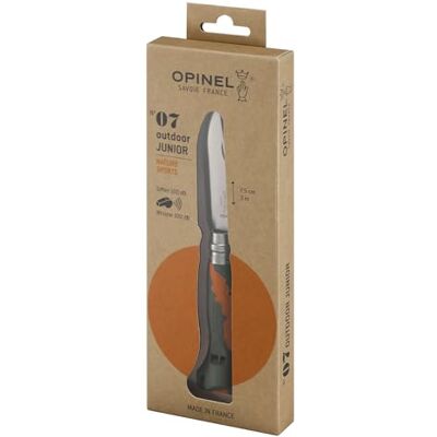 OPINEL Kindermes roestvrij staal 254447 nr. 07 outdoor junior kaki OPINEL Kindermes roestvrij staal 254447 nr. 07 outdoor junior kaki