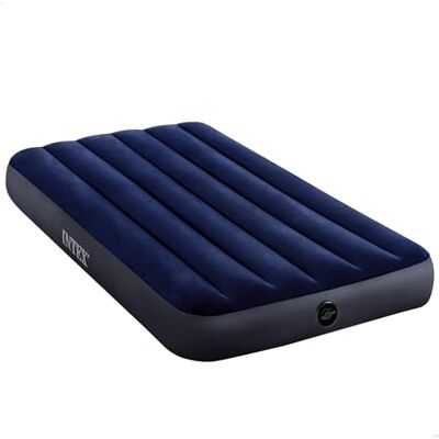 Intex 64757 Classic Downy luchtbed, 1 stuk, 99 cm x 191 cm x 25 cm Intex 64757 Classic Downy luchtbed, 1 stuk, 99 cm x 191 cm x 25 cm