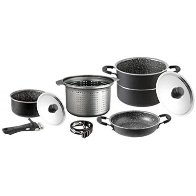 BRUNNER Piraat pannenset van aluminium met antiaanbaklaag BRUNNER Piraat pannenset van aluminium met antiaanbaklaag