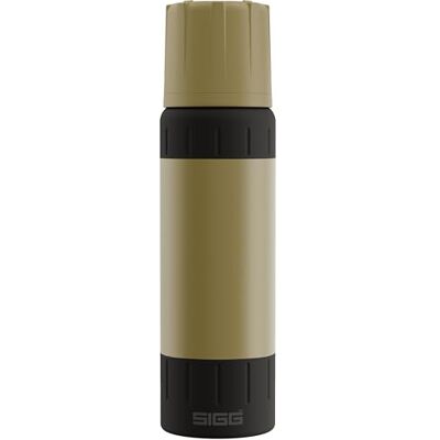 Sigg Alpine Star Caramel Sable thermosfles met beker, 20 uur warm, 72 uur koud, compact en robuust, lekvrij, BPA-vrij, voor buiten, kamperen en wandelen, beige, 0,75 liter Sigg Alpine Star Caramel Sable thermosfles met beker, 20 uur warm, 72 uur koud, compact en robuust, lekvrij, BPA-vrij, voor buiten, kamperen en wandelen, beige, 0,75 liter
