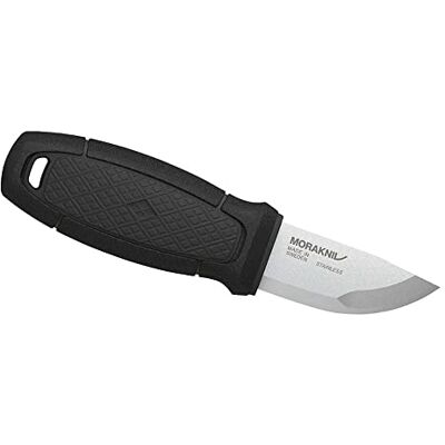 Morakniv Met Eldris Neck Knife zwart kunststof handvat, zwart, één maat Morakniv Met Eldris Neck Knife zwart kunststof handvat, zwart, één maat