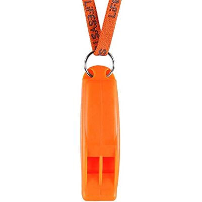 Lifesystems Safety Whistle Unisex, oranje, Eén maat Zeer sterk voor het melden in noodgevallen tijdens het wandelen en bergbeklimmen, met koord Lifesystems Safety Whistle Unisex, oranje, Eén maat Zeer sterk voor het melden in noodgevallen tijdens het wandelen en bergbeklimmen, met koord