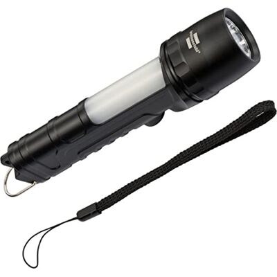 Brennenstuhl LuxPremium LED-zaklamp THL 300 / COB zaklamp met zijlicht (max. 30 uur verlichtingsduur, 8 modi, 360 + 240 lm, IP54. Brennenstuhl LuxPremium LED-zaklamp THL 300 / COB zaklamp met zijlicht (max. 30 uur verlichtingsduur, 8 modi, 360 + 240 lm, IP54.