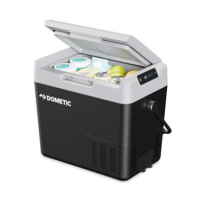 DOMETIC CFF 18 Compressiekoelbox, 19 l, elektrische koelbox voor auto Instelbaar van -18 °C tot +20 °C, digitaal display, led-binnenverlichting, metalen wand, binnenkant afgerond DOMETIC CFF 18 Compressiekoelbox, 19 l, elektrische koelbox voor auto Instelbaar van -18 °C tot +20 °C, digitaal display, led-binnenverlichting, metalen wand, binnenkant afgerond