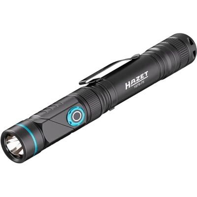 Hazet UV LED zaklamp 1979-75, 800 lumen, 3 modi incl. UV-licht, draaibare kop, 2600 mAh batterij, USB-C, magneet, IP44, 146 mm, bereik tot 150 m. Hazet UV LED zaklamp 1979-75, 800 lumen, 3 modi incl. UV-licht, draaibare kop, 2600 mAh batterij, USB-C, magneet, IP44, 146 mm, bereik tot 150 m.