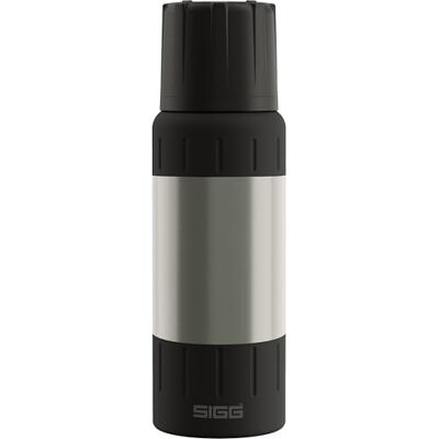 Sigg Alpine Star Brushed Thermosfles met beker, 15 uur warm, 56 uur koud, compact, robuust, lekvrij, BPA-vrij, voor buiten, kamperen, wandelen, 0,5 l Sigg Alpine Star Brushed Thermosfles met beker, 15 uur warm, 56 uur koud, compact, robuust, lekvrij, BPA-vrij, voor buiten, kamperen, wandelen, 0,5 l