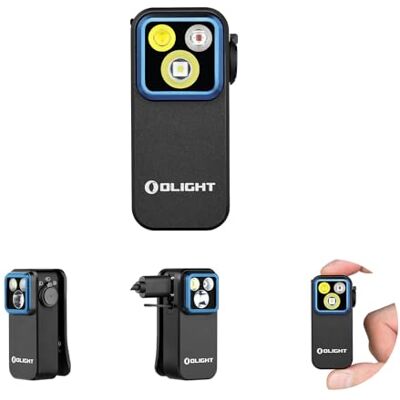OLIGHT Oclip Pro Zaklamp met clip, 3 lichtbronnen, 5 modi, 500 lm, 120 m, maximale prestaties, mini-zaklamp, lange levensduur, 144 uur, EDC type C, oplaadbaar, kleine knipperlicht, IPX6, voor noodverlichting OLIGHT Oclip Pro Zaklamp met clip, 3 lichtbronnen, 5 modi, 500 lm, 120 m, maximale prestaties, mini-zaklamp, lange levensduur, 144 uur, EDC type C, oplaadbaar, kleine knipperlicht, IPX6, voor noodverlichting