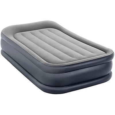 Intex 64132NP, Deluxe Pillow Rest Raised, opblaasbaar bed, elektrisch 1 persoon, PVC, ABS, CU, polyester, rayon Intex 64132NP, Deluxe Pillow Rest Raised, opblaasbaar bed, elektrisch 1 persoon, PVC, ABS, CU, polyester, rayon