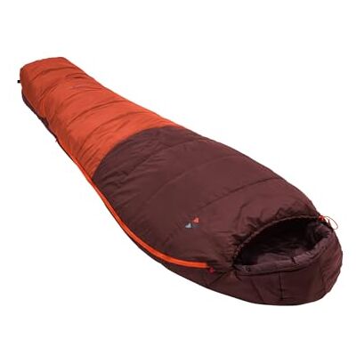 VAUDE Kobel Adjust 500 II SYN Slaapzak, uniseks, donkere kers, links VAUDE Kobel Adjust 500 II SYN Slaapzak, uniseks, donkere kers, links