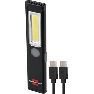 Brennenstuhl Oplaadbare ledlamp PL 200 AC/zaklamp met COB-led (200 lm, USB C-oplaadkabel inbegrepen, tot 12 uur batterijduur, COB-inspectielamp met magneet en clip) Brennenstuhl Oplaadbare ledlamp PL 200 AC/zaklamp met COB-led (200 lm, USB C-oplaadkabel inbegrepen, tot 12 uur batterijduur, COB-inspectielamp met magneet en clip)