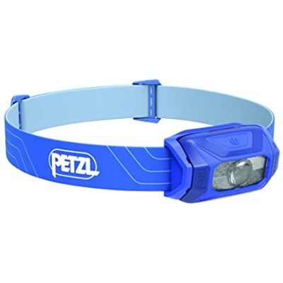 Petzl TIKKINA hoofdlamp 300 lumen, blauw, drie verlichtingsniveaus Petzl TIKKINA hoofdlamp 300 lumen, blauw, drie verlichtingsniveaus