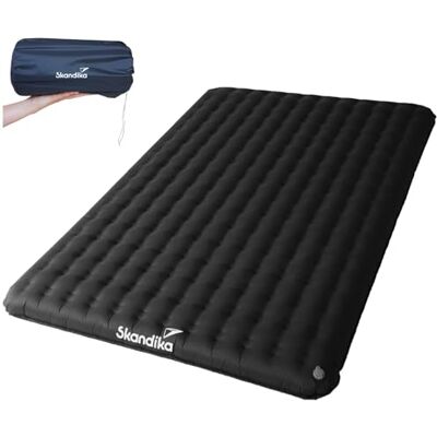 skandika Elite Air Dubbel luchtbed voor 2 personen, klein opgevouwen formaat, 200 x 135 cm, sterk ventiel, hoogte 16 cm, ultralicht, draagtas, voor kamperen en wandelen skandika Elite Air Dubbel luchtbed voor 2 personen, klein opgevouwen formaat, 200 x 135 cm, sterk ventiel, hoogte 16 cm, ultralicht, draagtas, voor kamperen en wandelen