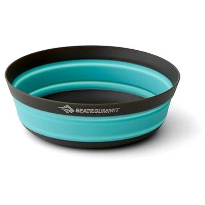 Sea to Summit Frontier opvouwbare kom, maat M, oceaanblauw Lichte opvouwbare campingkom die tot minder dan 2 centimeter kan worden opgevouwen voor ultralicht wandelen en avonturen Sea to Summit Frontier opvouwbare kom, maat M, oceaanblauw Lichte opvouwbare campingkom die tot minder dan 2 centimeter kan worden opgevouwen voor ultralicht wandelen en avonturen