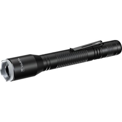 Varta Led-zaklamp met 2 AA-batterijen, Light F20 Pro aluminium lamp, lamp met drie verlichtingsmodi, zaklamp met aluminium behuizing, gestructureerde handgreep, schokbestendig Varta Led-zaklamp met 2 AA-batterijen, Light F20 Pro aluminium lamp, lamp met drie verlichtingsmodi, zaklamp met aluminium behuizing, gestructureerde handgreep, schokbestendig