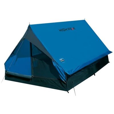 High Peak Mini campingtent voor 2 personen met waterdichte badkuipbodem 1500 mm ventilatiesysteem, muggenbescherming, laag gewicht en klein formaat in opgevouwen toestand High Peak Mini campingtent voor 2 personen met waterdichte badkuipbodem 1500 mm ventilatiesysteem, muggenbescherming, laag gewicht en klein formaat in opgevouwen toestand