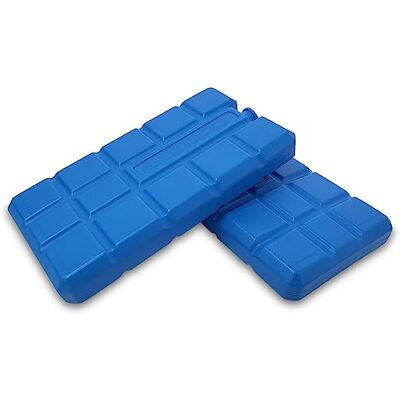 ToCi Set van 2 koelaccu's met elk 200 ml 2 blauwe koelelementen voor de koeltas of koelbox koelaccu koelpads koelpack voor de koeldraagtas dunne koelaccu's ToCi Set van 2 koelaccu's met elk 200 ml 2 blauwe koelelementen voor de koeltas of koelbox koelaccu koelpads koelpack voor de koeldraagtas dunne koelaccu's