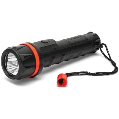 Velamp IRUB1 Zaklamp 12 Lumen LED Rubber Zwart Verlichting 20m Velamp IRUB1 Zaklamp 12 Lumen LED Rubber Zwart Verlichting 20m