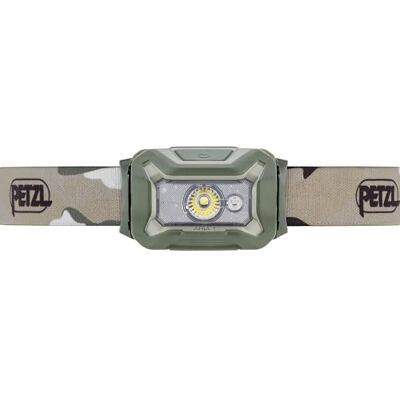 Petzl ARIA 1 RGB hoofdlamp 350 lumen, camouflage, geleverd met drie AAA/LR03 batterijen Petzl ARIA 1 RGB hoofdlamp 350 lumen, camouflage, geleverd met drie AAA/LR03 batterijen