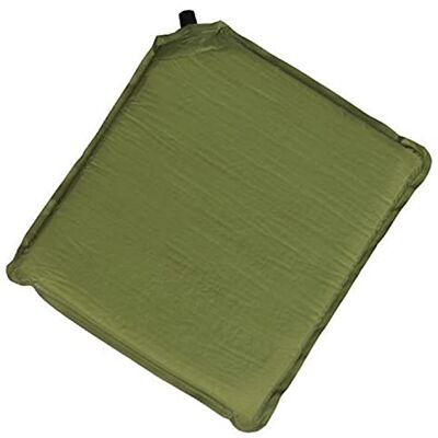 Mil-Tec Opblaasbaar campingkussen, groen, 35 x 32 cm Mil-Tec Opblaasbaar campingkussen, groen, 35 x 32 cm