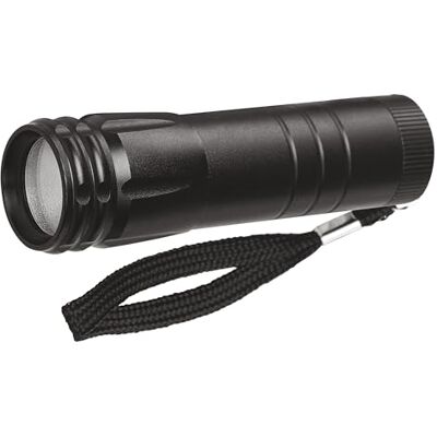 EMOS Mini led-zaklamp met gesp, IP43 waterdicht, lichtstroom 120 lumen, verlichtingsbereik 20 m, werkt op batterijen, zwart EMOS Mini led-zaklamp met gesp, IP43 waterdicht, lichtstroom 120 lumen, verlichtingsbereik 20 m, werkt op batterijen, zwart