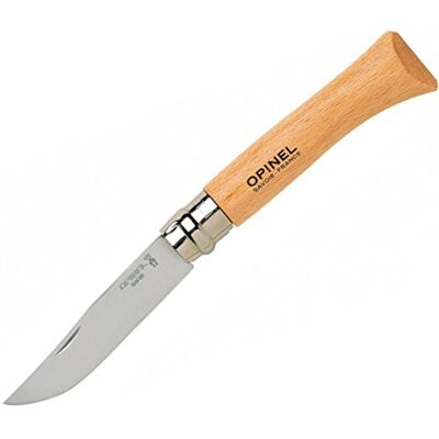 OPINEL Inox mes volwassenen blister 2540909 Nr. 10, naturel OPINEL Inox mes volwassenen blister 2540909 Nr. 10, naturel