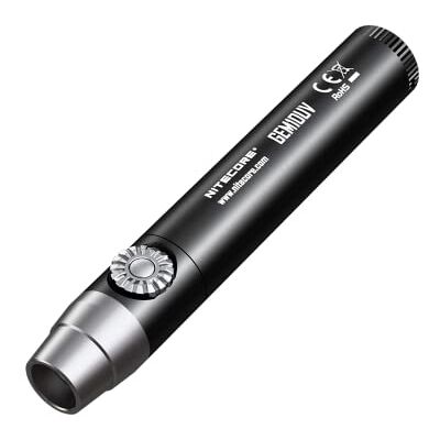 Nitecore GEM10UV-800 lumen speleologielamp, uniseks, volwassenen, zwart Nitecore GEM10UV-800 lumen speleologielamp, uniseks, volwassenen, zwart