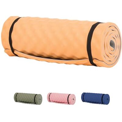 HIGHLANDER Campingmat van schuimrol, lichte en duurzame slaapmat, perfect voor kamperen, wandelen en vissen, 38 mm dik, comfortabel, compact en draagbaar, ideaal HIGHLANDER Campingmat van schuimrol, lichte en duurzame slaapmat, perfect voor kamperen, wandelen en vissen, 38 mm dik, comfortabel, compact en draagbaar, ideaal