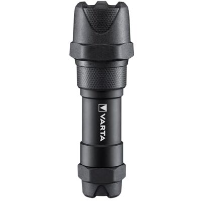 Varta onverwoestbare F10 Pro 6W led zaklamp met 3 AAA longlife power batterijen, water- en stofdicht, geanodiseerde aluminium behuizing Varta onverwoestbare F10 Pro 6W led zaklamp met 3 AAA longlife power batterijen, water- en stofdicht, geanodiseerde aluminium behuizing