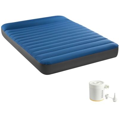 Intex Dura-Beam 64012 campingmatras met USB 150, opgeblazen, 1,37 x 1,91 x 22 cm Intex Dura-Beam 64012 campingmatras met USB 150, opgeblazen, 1,37 x 1,91 x 22 cm
