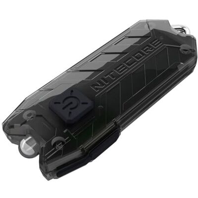Nitecore TUBE V2.0 Led-sleutelhanglamp, oplaadbaar via USB, 55 lumen, zwart Nitecore TUBE V2.0 Led-sleutelhanglamp, oplaadbaar via USB, 55 lumen, zwart