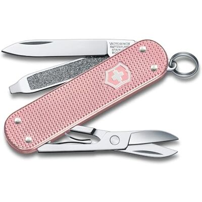Victorinox Taschenmesser Classic SD Alox (5 functies, krullen, nagelfeile, schere), kleine kleuren Cotton Candy 58 mm Victorinox Taschenmesser Classic SD Alox (5 functies, krullen, nagelfeile, schere), kleine kleuren Cotton Candy 58 mm