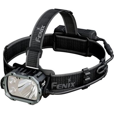FENIX HP35R Hoofdlamp, oplaadbaar, zeer krachtig, 4000 lumen, 450 m, 500 uur, Max, comfortabel, brede hoofdband, rood, IP66 FENIX HP35R Hoofdlamp, oplaadbaar, zeer krachtig, 4000 lumen, 450 m, 500 uur, Max, comfortabel, brede hoofdband, rood, IP66