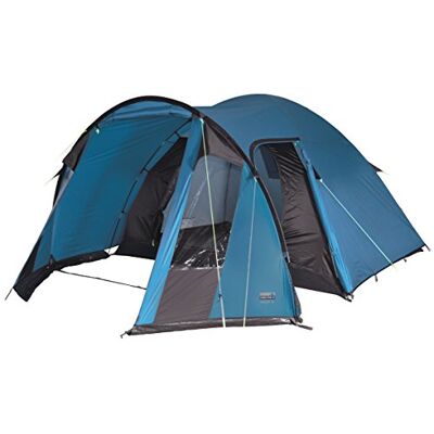 High Peak Koepeltent Ticino 5, campingtent met luifel, 2 ingangen, familietent voor 5 personen, extra hoge ingang, dubbelwandig High Peak Koepeltent Ticino 5, campingtent met luifel, 2 ingangen, familietent voor 5 personen, extra hoge ingang, dubbelwandig