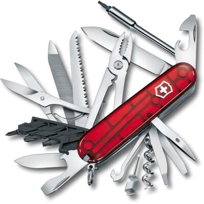 Victorinox Taschenmesser Cyber Tool L (39 Funktionen, Metallfeile, Kugelschreiber, Zange, Bit-Schlüssel) rot Victorinox Taschenmesser Cyber Tool L (39 Funktionen, Metallfeile, Kugelschreiber, Zange, Bit-Schlüssel) rot