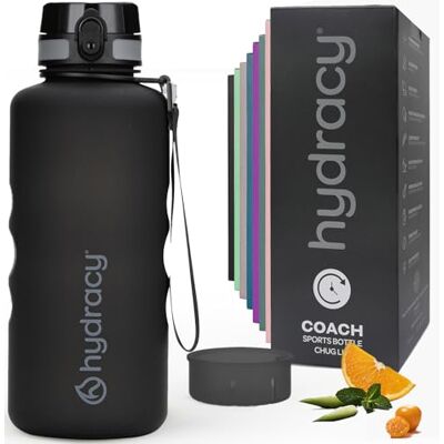 Hydracy Water Bottle with Time Marker Large 2 Liter BPA Free Water Bottle Leak Proof & No Sweat Gym Bottle with Fruit Infuser Strainer for Fitness or Sport & Outdoors Space Grey Sans BPA, étanche,avec suivi de la consommation quotidienne pour la salle d Hydracy Water Bottle with Time Marker Large 2 Liter BPA Free Water Bottle Leak Proof & No Sweat Gym Bottle with Fruit Infuser Strainer for Fitness or Sport & Outdoors Space Grey Sans BPA, étanche,avec suivi de la consommation quotidienne pour la salle d