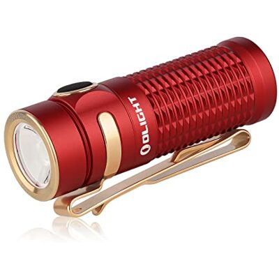 OLIGHT Baton 3 CW LED EDC oplaadbare zaklamp helder 1200 lumen 166 meter lichtbreedte, waterdicht, 6 lichtmodi met timingfunctie, IMR16340 batterij, ideaal voor outdoor, wandelen, kamperen (rood) OLIGHT Baton 3 CW LED EDC oplaadbare zaklamp helder 1200 lumen 166 meter lichtbreedte, waterdicht, 6 lichtmodi met timingfunctie, IMR16340 batterij, ideaal voor outdoor, wandelen, kamperen (rood)