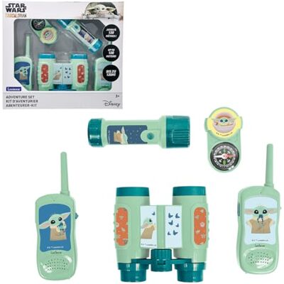 Lexibook , Star Wars Explorer Kit, RPTW12SWLXB Walkietalkie, 120 m, verrekijker, zaklamp, kompas inbegrepen, lichtgroen Lexibook , Star Wars Explorer Kit, RPTW12SWLXB Walkietalkie, 120 m, verrekijker, zaklamp, kompas inbegrepen, lichtgroen
