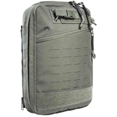 Tasmanian Tiger TT Medic Assault Pack S ZP platte medische tas met ritssluiting of Molle-bevestiging, Steengrijs/Olive Irr Tasmanian Tiger TT Medic Assault Pack S ZP platte medische tas met ritssluiting of Molle-bevestiging, Steengrijs/Olive Irr