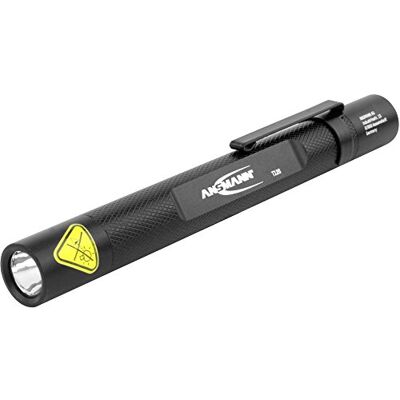 Ansmann FUTURE T120 Mini LED zaklamp 130 lumen met clip en 2x AAA batterijen (11,5 x 1,6 x 1,6 cm) zwart Ansmann FUTURE T120 Mini LED zaklamp 130 lumen met clip en 2x AAA batterijen (11,5 x 1,6 x 1,6 cm) zwart