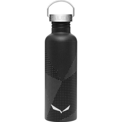 Salewa Aurino roestvrijstalen fles, 1,0 l, zwart out/gestippeld, effen Salewa Aurino roestvrijstalen fles, 1,0 l, zwart out/gestippeld, effen