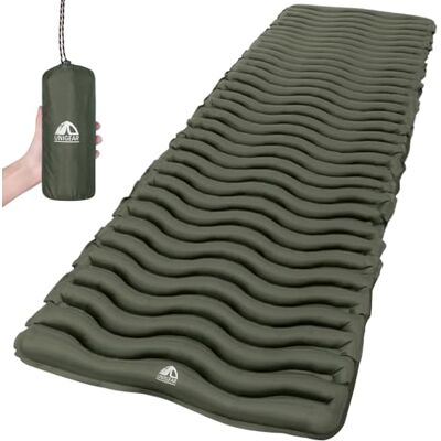 Unigear Opblaasbare campingmatras, ultralicht luchtkussen, waterbestendig, voor kamperen, reizen, strand, tent, slaapzak Unigear Opblaasbare campingmatras, ultralicht luchtkussen, waterbestendig, voor kamperen, reizen, strand, tent, slaapzak