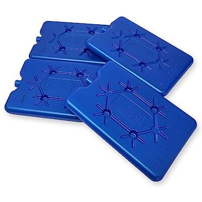 ToCi koelelementen van elk 200 ml, platte blauwe koelelementen voor koeltas of koelbox ToCi koelelementen van elk 200 ml, platte blauwe koelelementen voor koeltas of koelbox