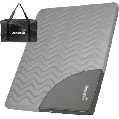 skandika Easy 3D Premium Flex Opblaasbaar matras, luchtmatras voor 1/2 personen, met/zonder USB-C-pomp, met/zonder hoes, Max 150/300 kg, camping, luchtbed (Flex Double + overtrek) skandika Easy 3D Premium Flex Opblaasbaar matras, luchtmatras voor 1/2 personen, met/zonder USB-C-pomp, met/zonder hoes, Max 150/300 kg, camping, luchtbed (Flex Double + overtrek)