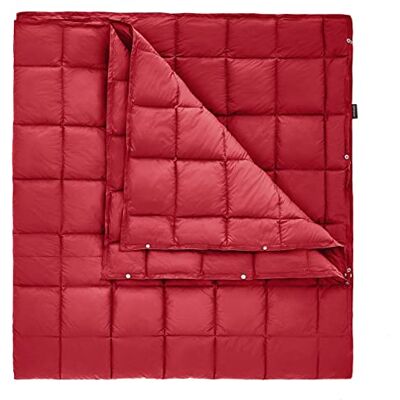 KingCamp Reisdeken Multifunctionele Ultralicht Camping Deken met drukknoop Noodslaapzak voor binnen of buiten, 200 X 144cm Wijn KingCamp Reisdeken Multifunctionele Ultralicht Camping Deken met drukknoop Noodslaapzak voor binnen of buiten, 200 X 144cm Wijn